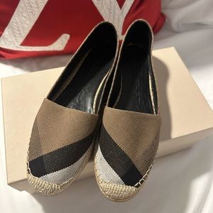 Women’s Burberry espadrilles size 37.5